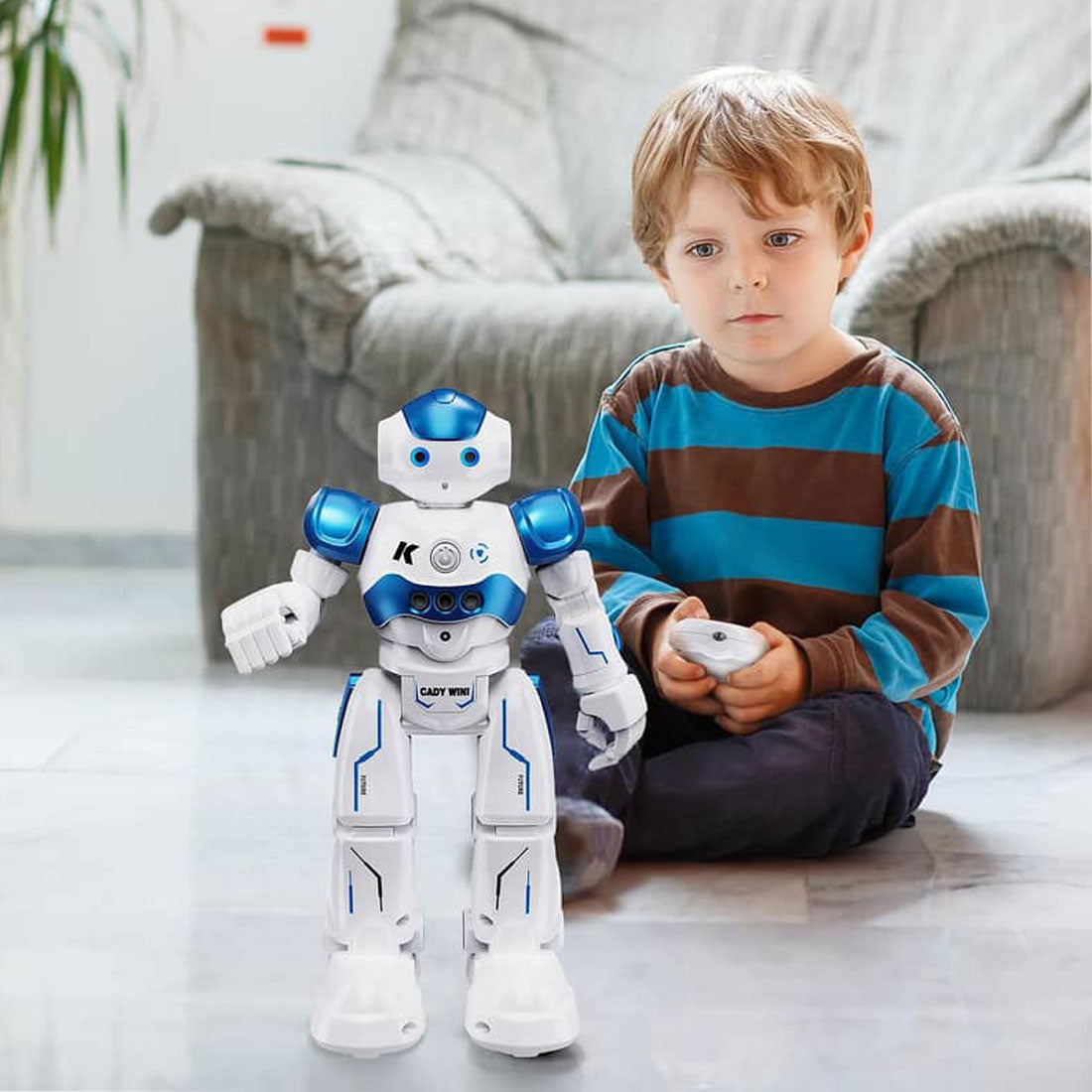 R/C Elektromos robot játék zenél és táncol – kép 3