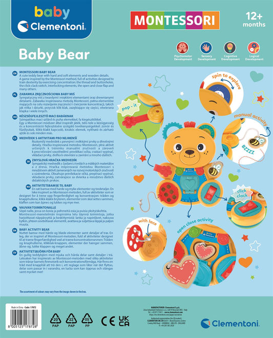Clementoni Bébi activity maci fejlesztő játék – kép 2