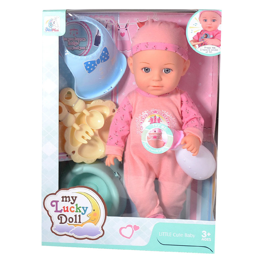 Elektromos csecsemő játékbaba bili kiegészítőkkel – kép 2