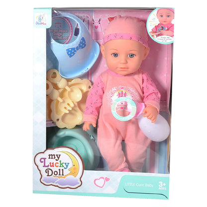 Elektromos csecsemő játékbaba bili kiegészítőkkel – kép 2