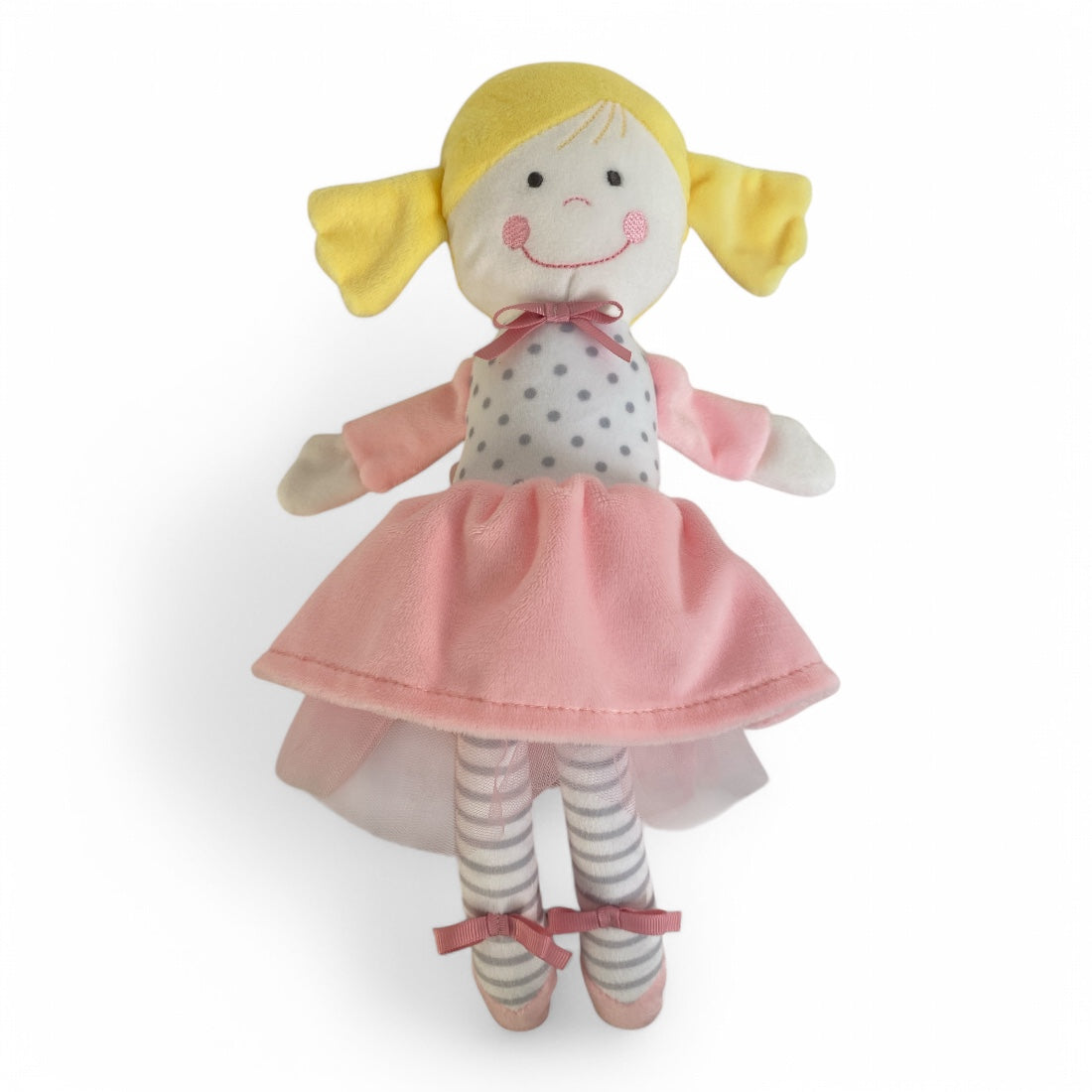 Balerina rongybaba velúr anyagból 33 cm – kép 2