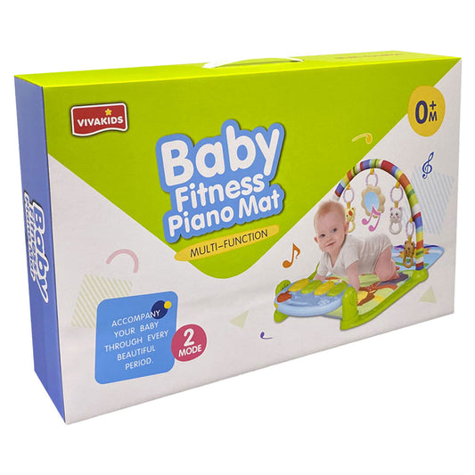 Elektromos zenélő bébi torna szőnyeg taposó zongorával