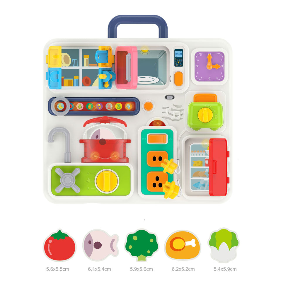 Elektromos bébi matatófal hanggal és fénnyel – kép 2