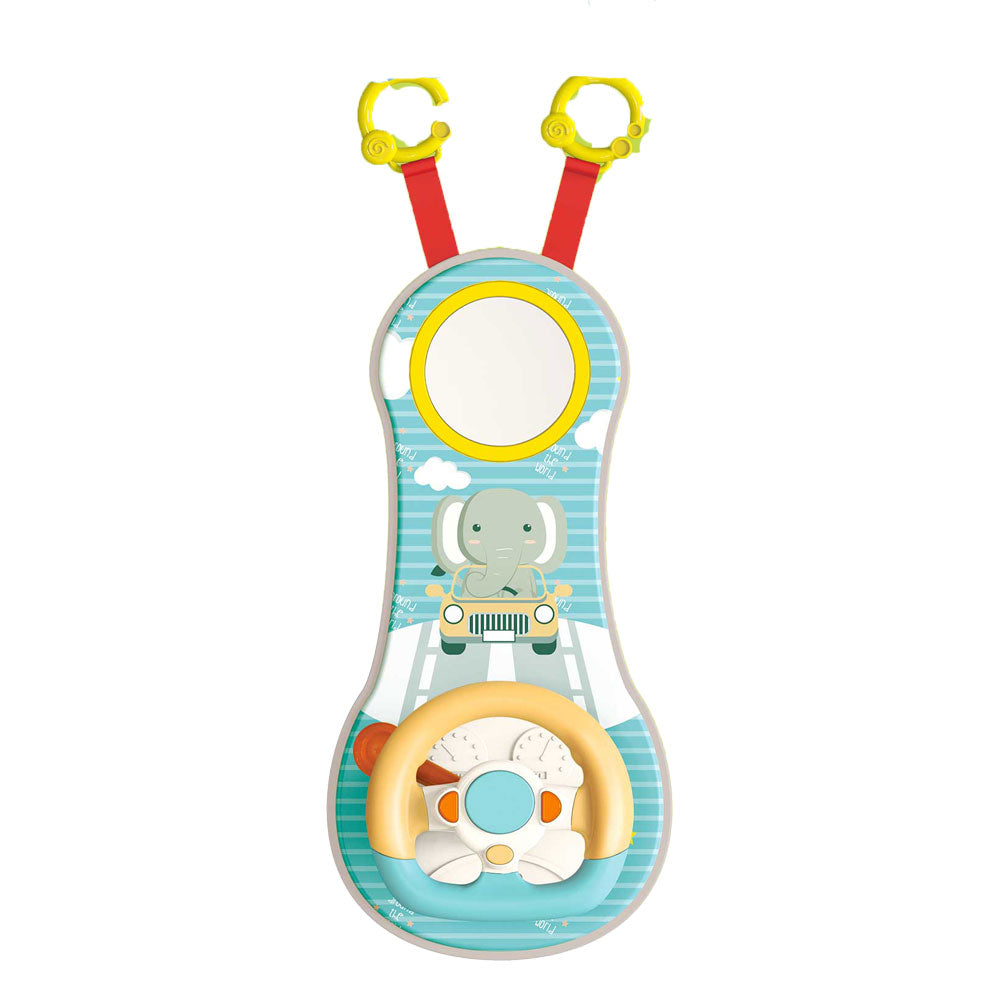 Elektromos bébi kormány hanggal és fénnyel kiságyra – kép 2