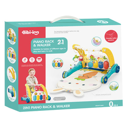 Elektromos járássegítő taposó zongorával 2 az 1-ben