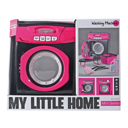 Elektromos játék mosógép készlet vasalóval, hanggal és fénnyel
