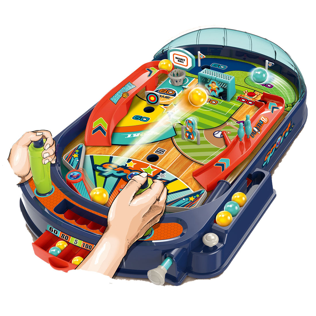 Asztali flipper játék gyerekeknek – kép 2