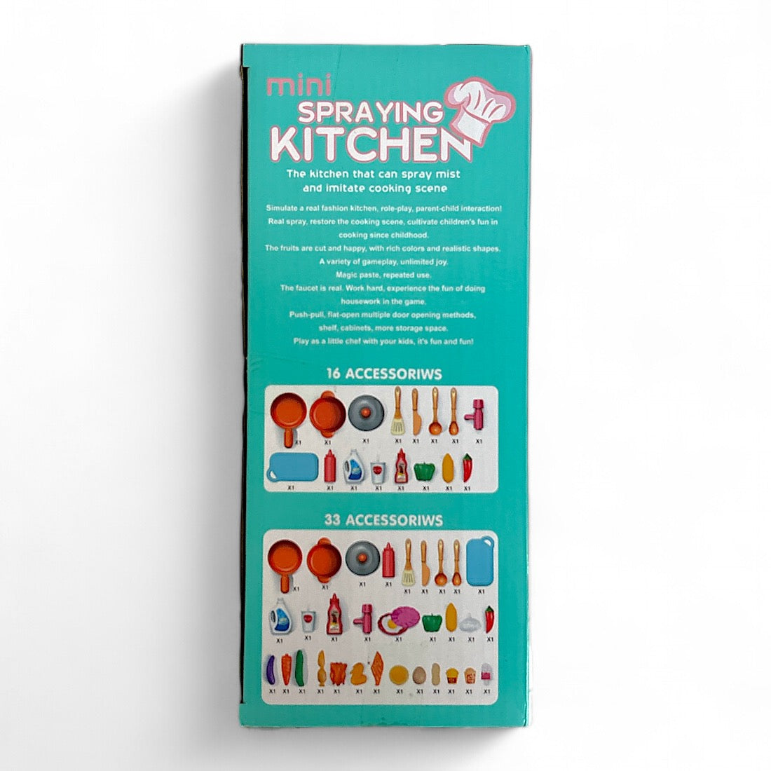 Elektromos konyha készlet hanggal, fénnyel és gőzzel – kép 4