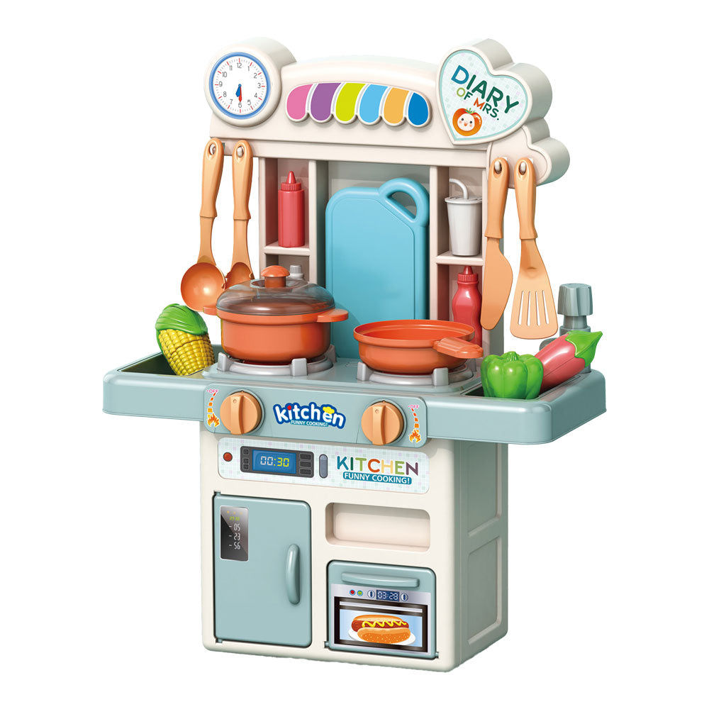 Elektromos konyha készlet hanggal, fénnyel és gőzzel – kép 2