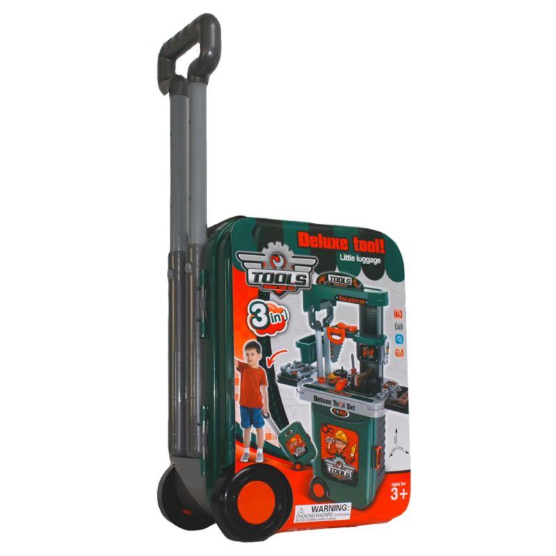 Szerszám készlet szerszámpulttal húzós bőröndben 30 cm