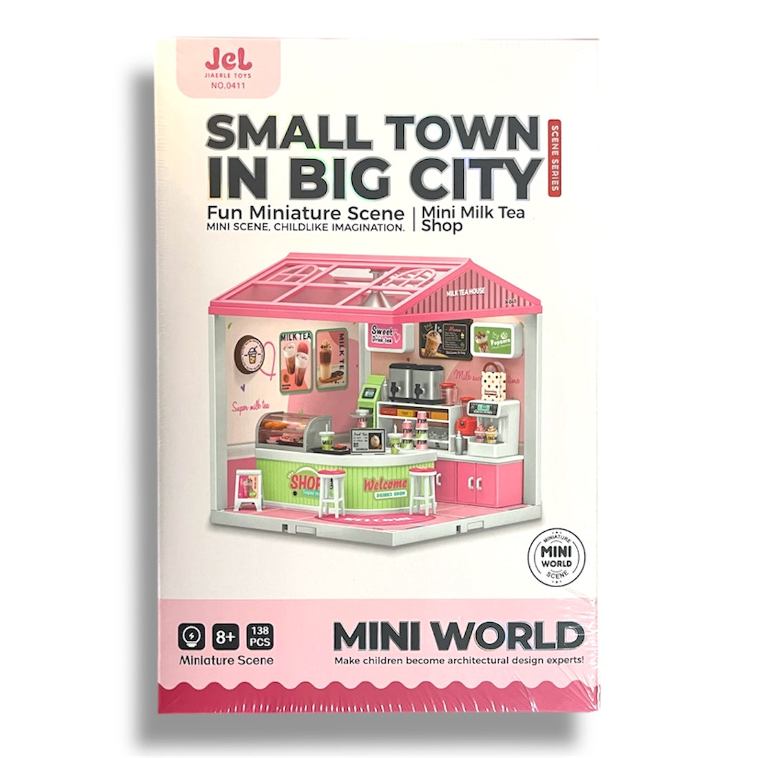 Elektromos babaház cukrászda bútorokkal és kiegészítőkkel