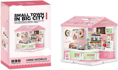 Elektromos babaház cukrászda bútorokkal és kiegészítőkkel – kép 5