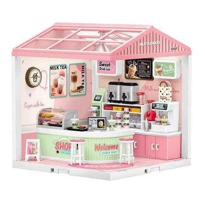 Elektromos babaház cukrászda bútorokkal és kiegészítőkkel – kép 2