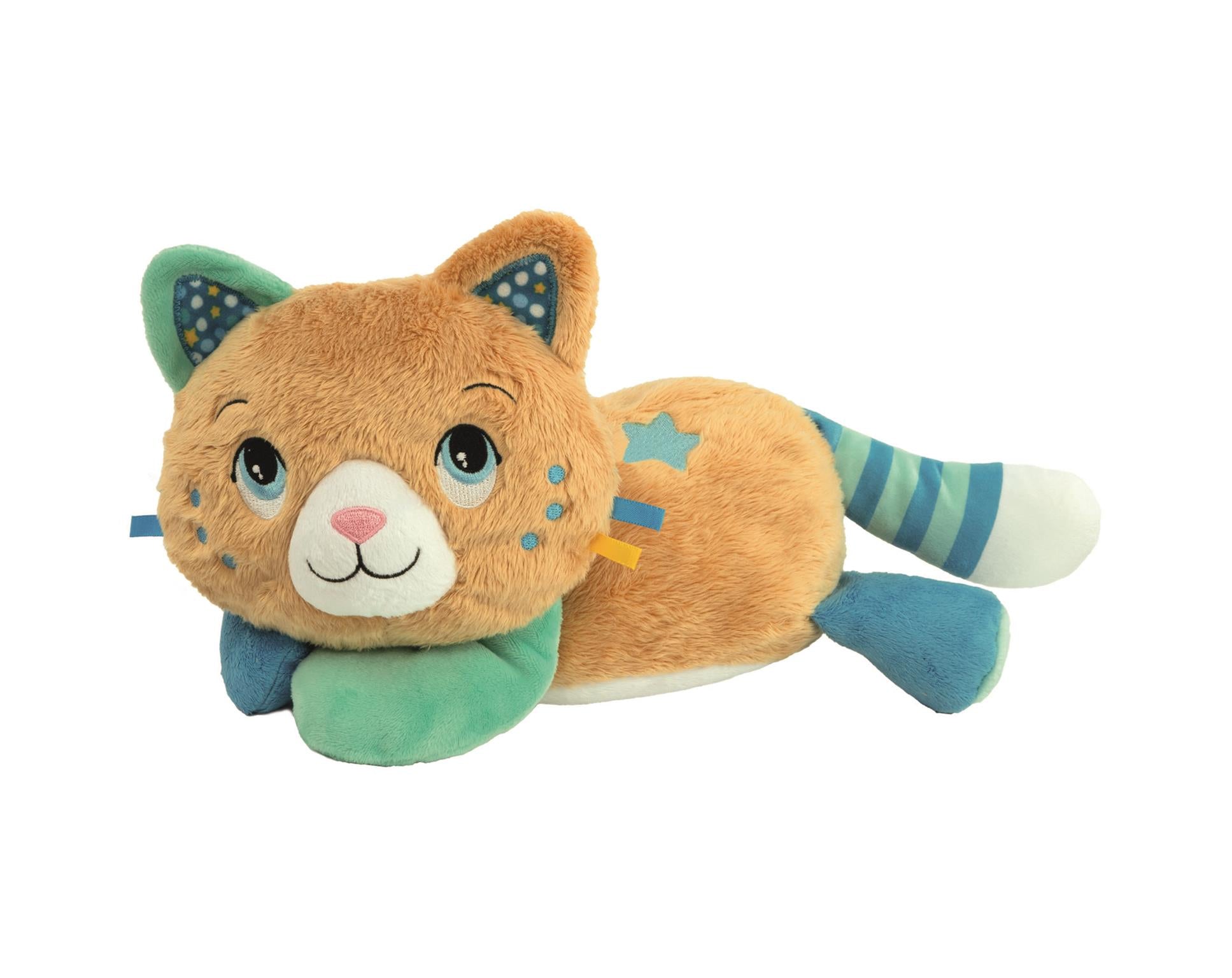 Elektromos bébi plüss cica játék doromboló és zenélő funkcióval – kép 2