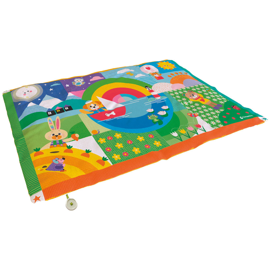 Clementoni Bébi játszószőnyeg textil párnázott 135x90 cm