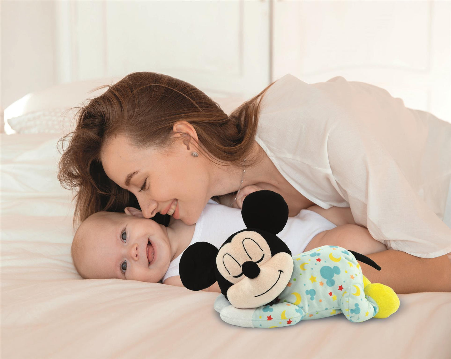 Clementoni elektromos zenélő plüss Mickey egér elalvást segítő bébi játék – kép 8