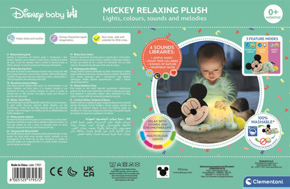 Clementoni elektromos zenélő plüss Mickey egér elalvást segítő bébi játék – kép 9