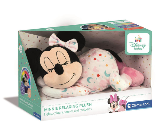 Clementoni elektromos zenélő plüss Minnie egér elalvást segítő bébi játék