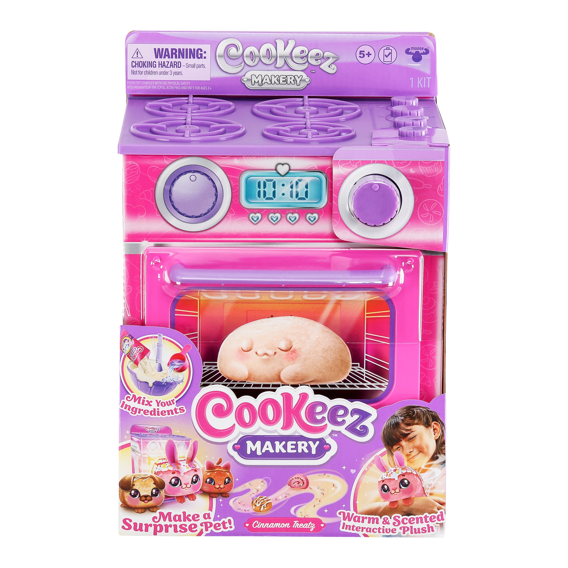Moose Cookeez elektromos sütő készlet illatos plüss – kép 2