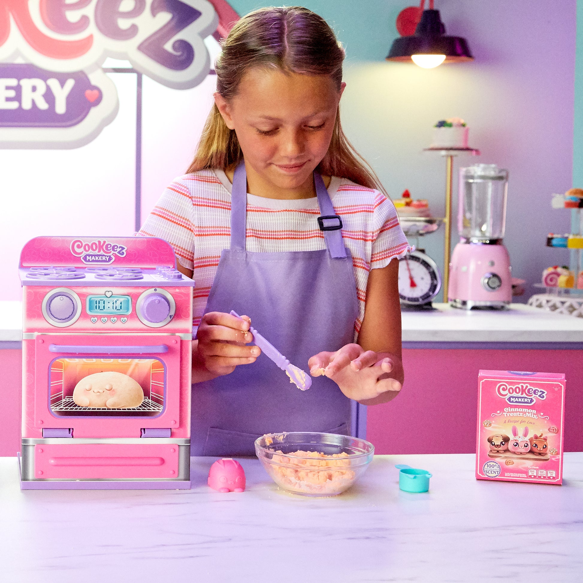 Moose Cookeez elektromos sütő készlet illatos plüss – kép 4