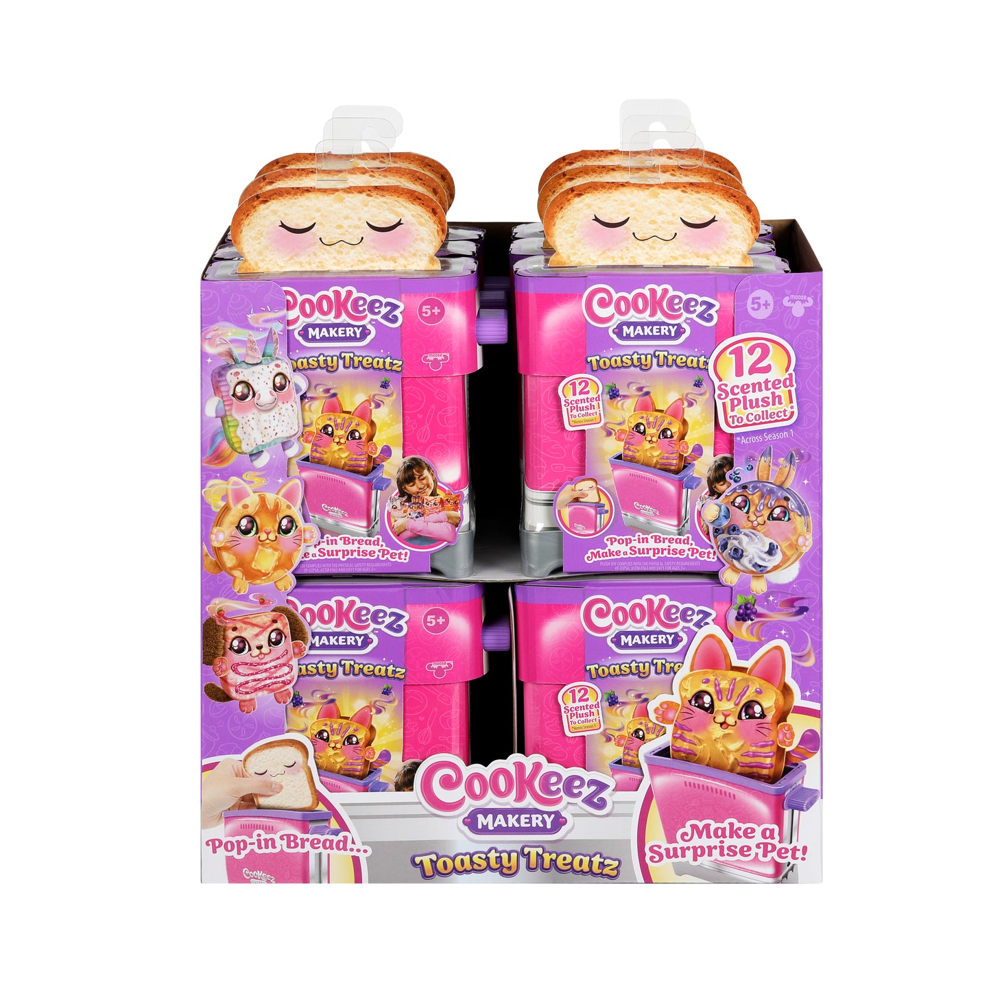 Moose Cookeez Illatos Plüss Pirítós Készlet