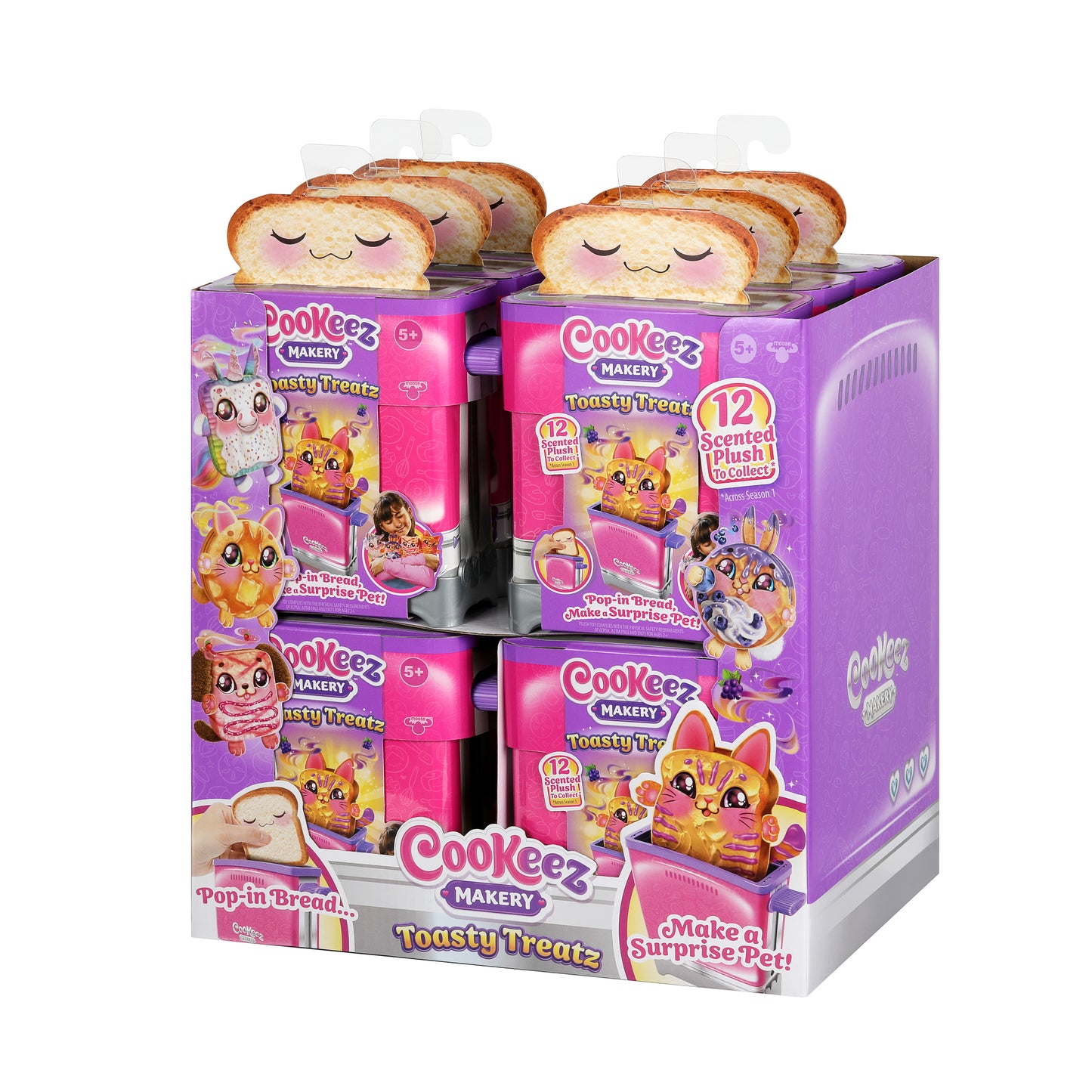 Moose Cookeez Illatos Plüss Pirítós Készlet – kép 4