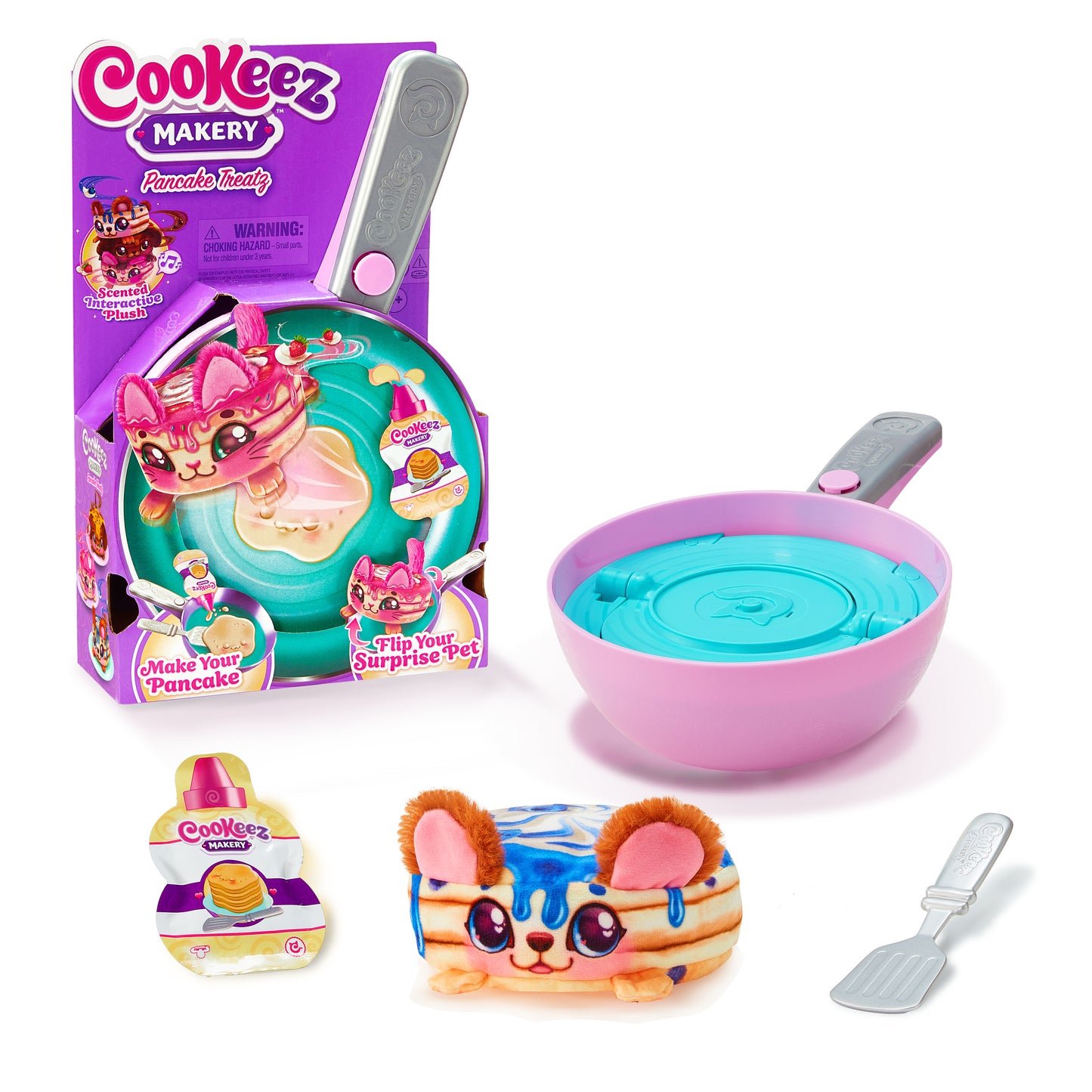 Moose Cookeez Elektromos Illatos Plüss Palacsintasütő Készlet – kép 2