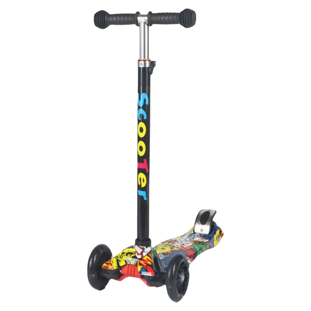 Elektromos graffiti roller villogó kerekekkel 56 cm