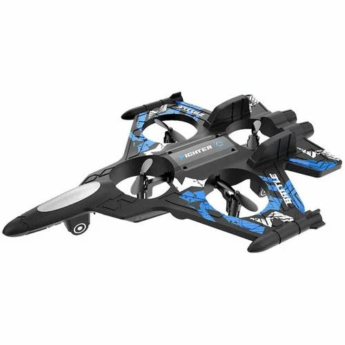 Elektromos R/C vadászrepülő drón villogóval, USB töltős – kép 3