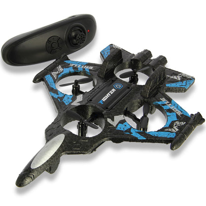 Elektromos R/C vadászrepülő drón villogóval, USB töltős – kép 6