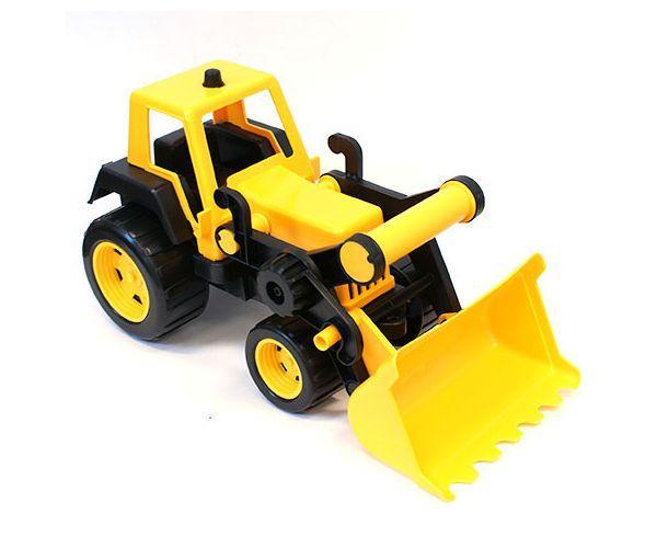 Játék traktor homlokrakodóval gyerekeknek