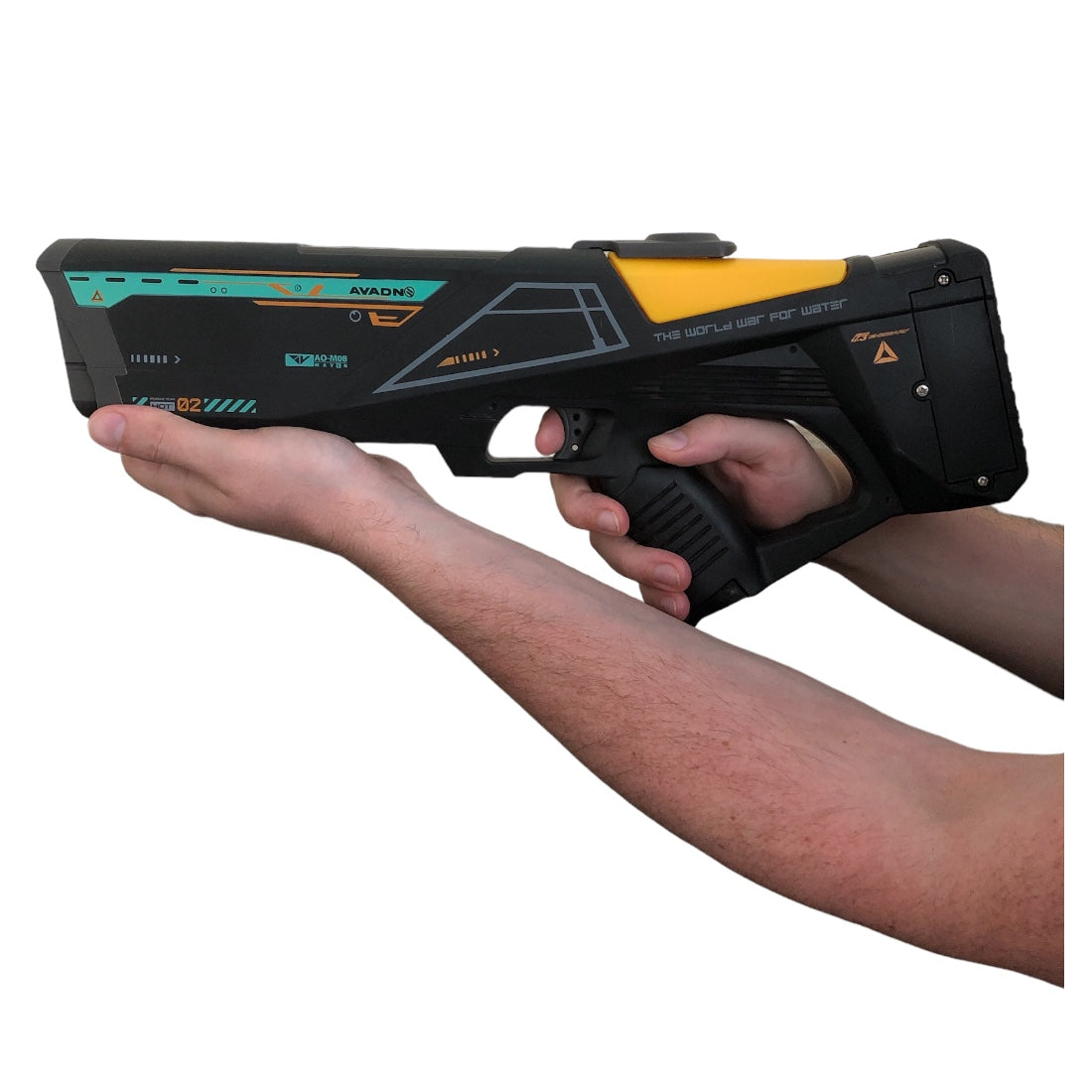 Elektromos duplacsövű vízipisztoly USB töltővel – kép 5