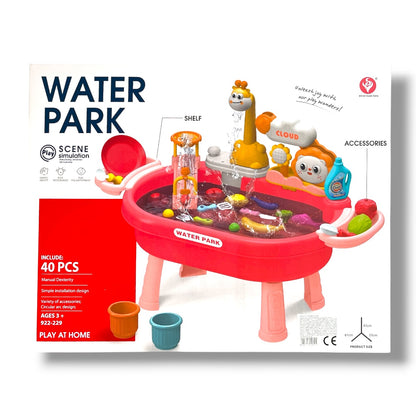 Elektromos vízimóka asztal mosogatóval és étel kiegészítőkkel – kép 2