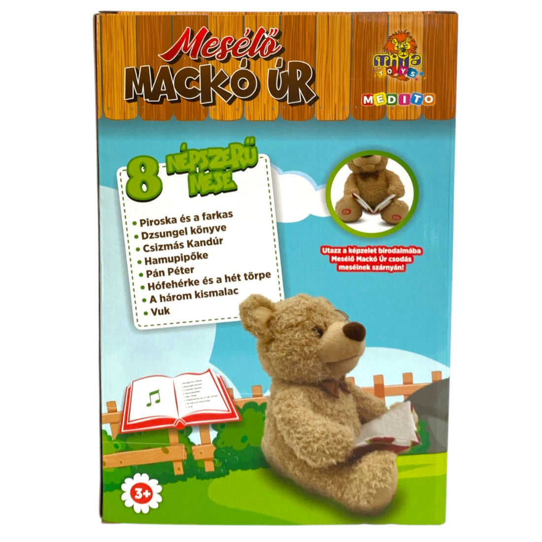 Elektromos Mesélő Mackó Úr – 9 magyar mese és ének – kép 4