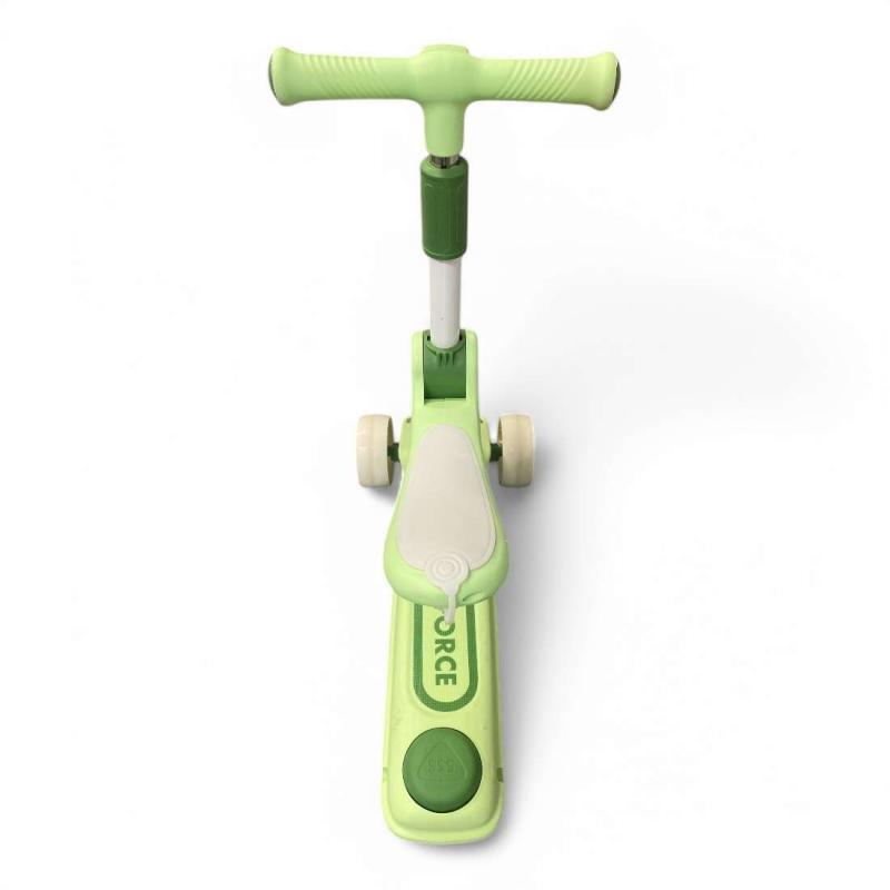 Elektromos ráülős roller állítható magassággal és villogó kerekekkel 56 cm – kép 8